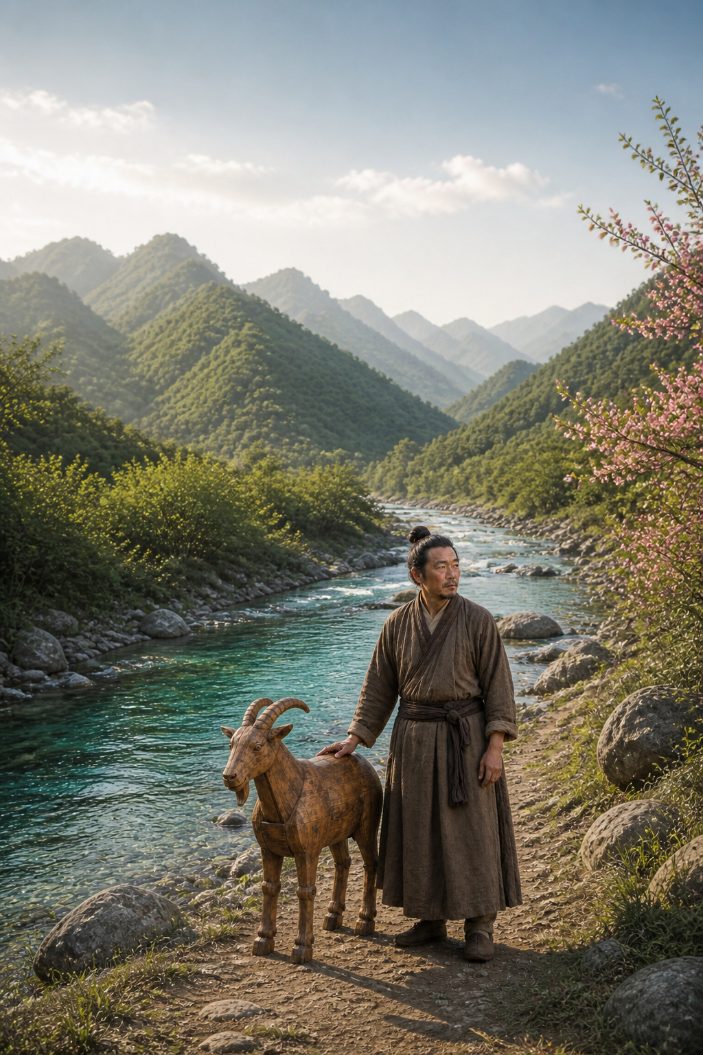 葛由乘木羊 — The Wooden Goats of Ge You